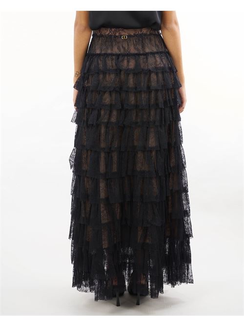 Long skirt in Chantilly lace Twinset TWIN SET |  | TT20726